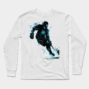 hockey player Sports Long Sleeve T-Shirt